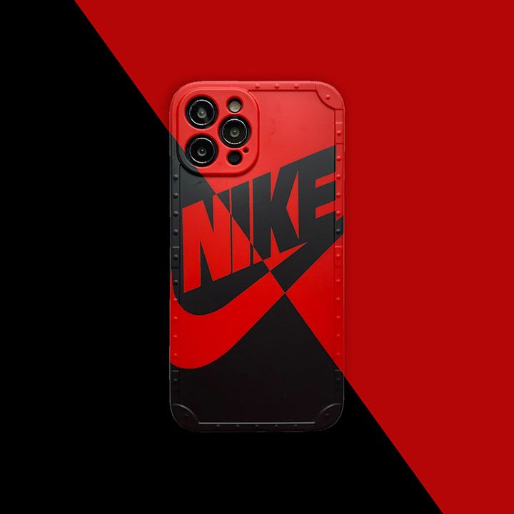 白黒 アイフォン 15pro max ケース nike風