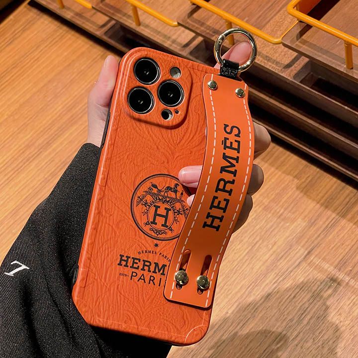 オレンジ エルメス hermes スマホケース