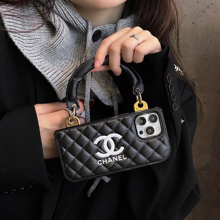 アイホン 14 携帯ケースchanel 白黒