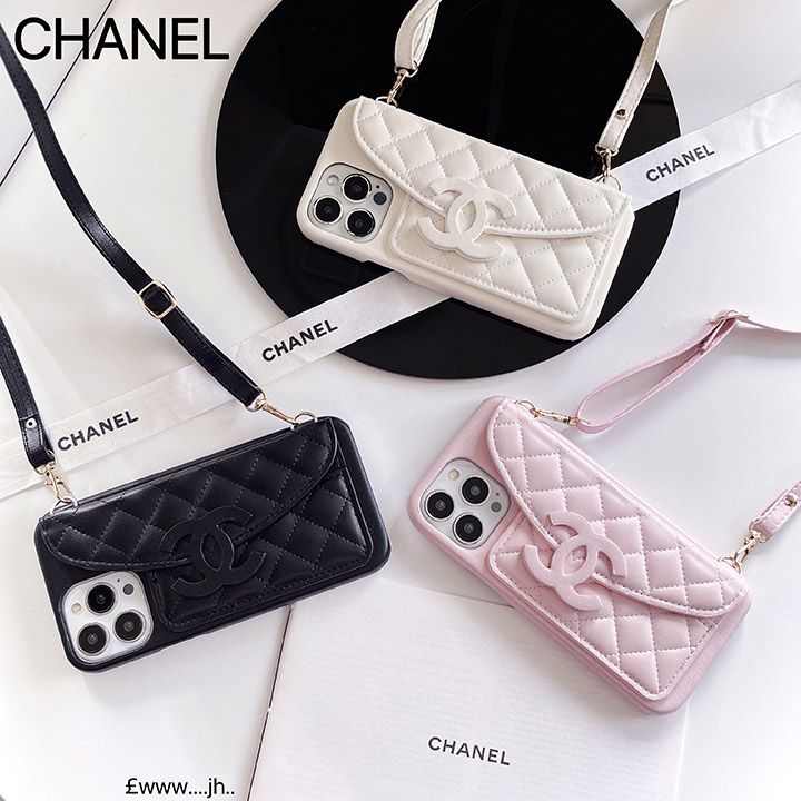 chanel風 レザー アイホン 14