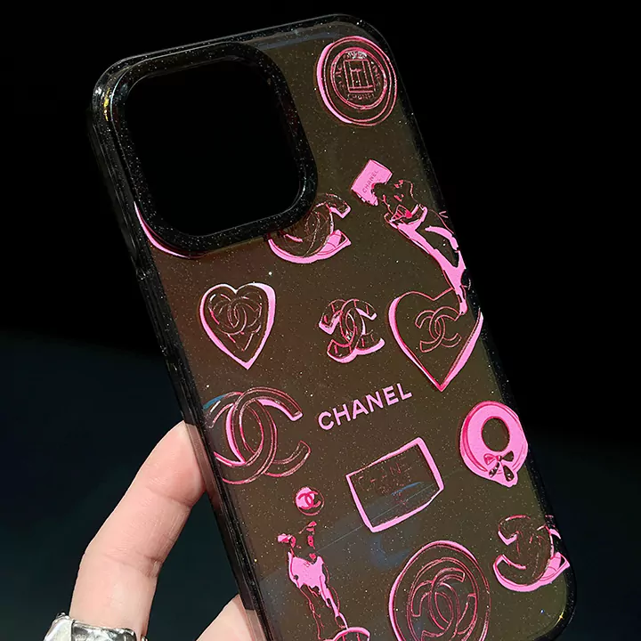  字母プリント chanel アイホン 16 スマホケース