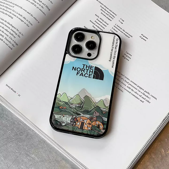 3D立体パターン the north face iphone16ケース