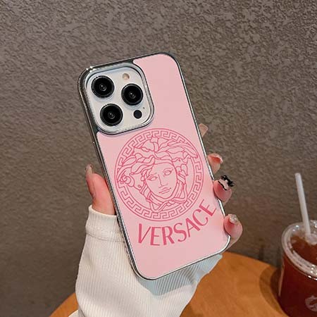 iphone 16 プロ スマホケースversace 皮製