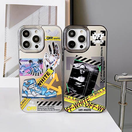 off white オフホワイト アイフォン 15プラススマホケース アクリル