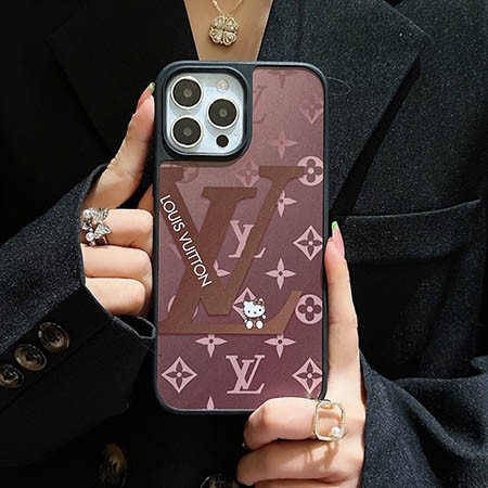 lv 革 iphone 15 プラス カバー