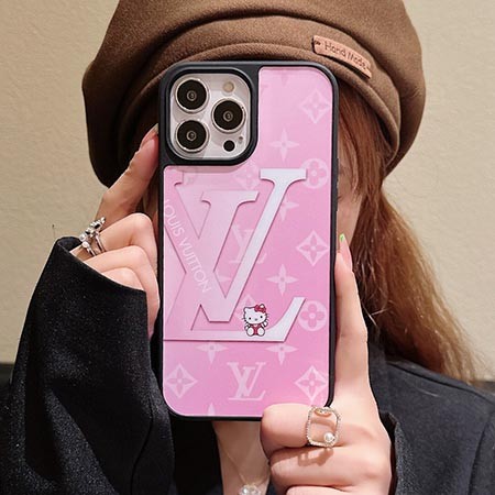 lv 革 iphone 15 プラス カバー