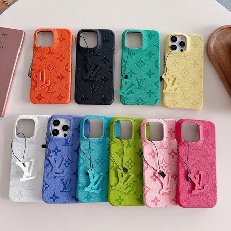 iphone17vuitton風 iphone 16プラス  牛革
