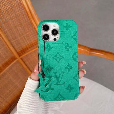 iphone17vuitton風 iphone 16プラス  牛革