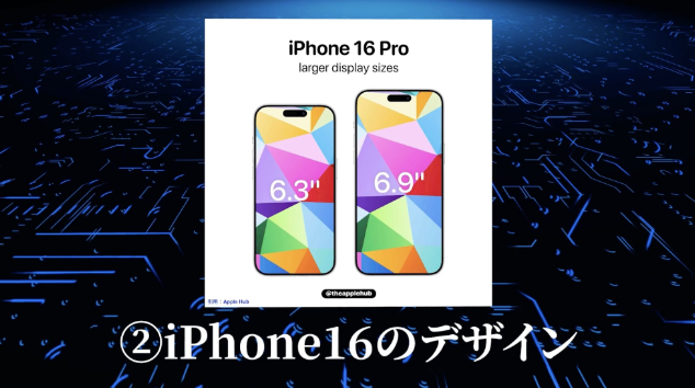 iPhone16 最新のリーク情報